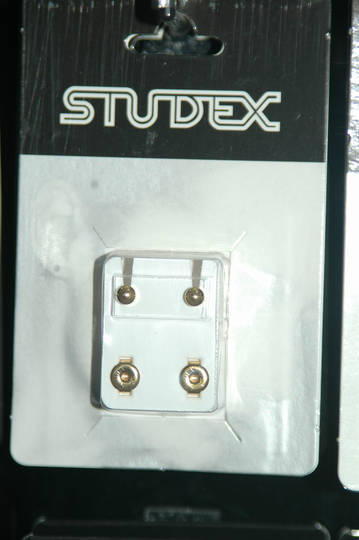Studex Gold studs regular size